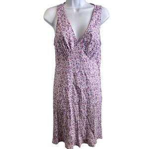 Reformation Calix Floral Dress Sz M Fairy Coquette Rayon Blend Flirty Summery